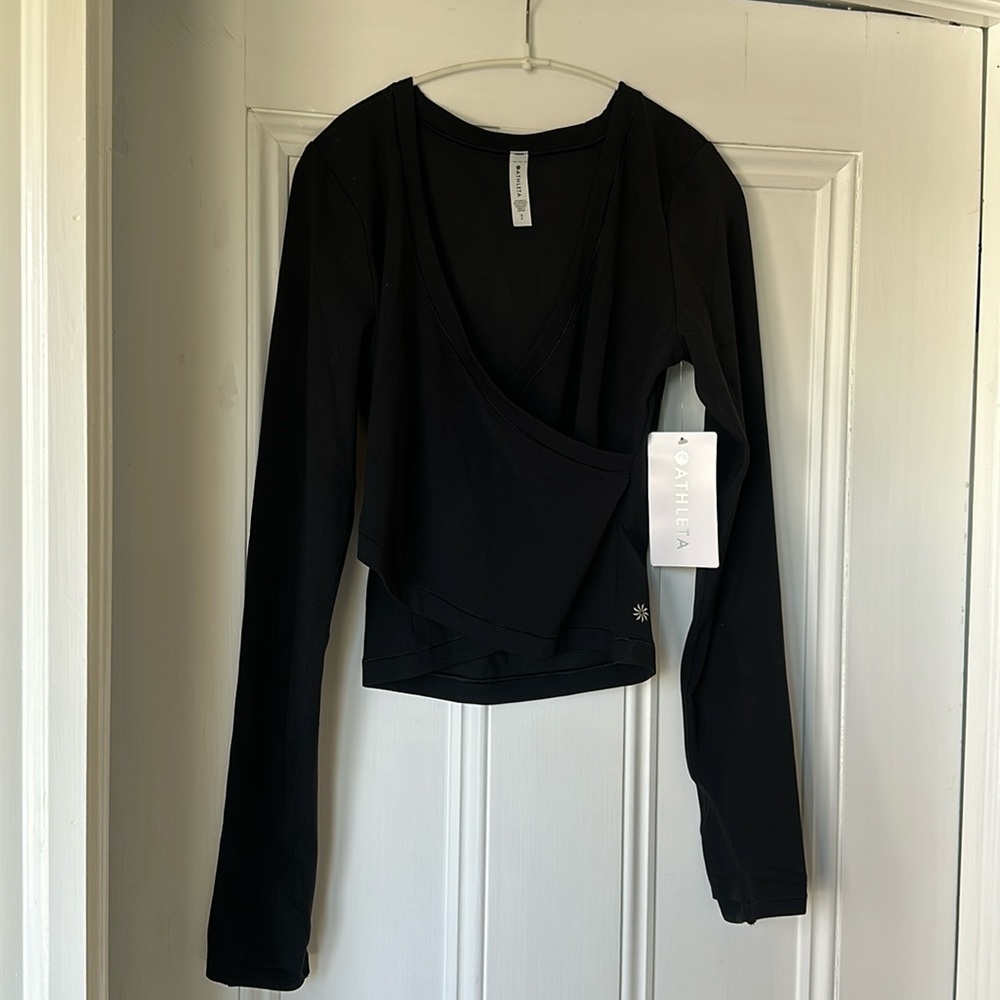 Athleta Transcend Wrap Top